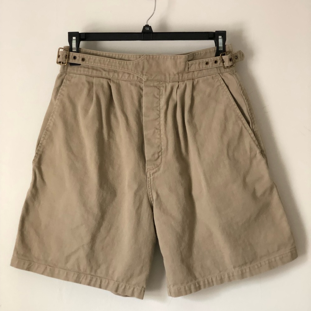 Vintage Banana Republic Mens Cotton Gurkha Shorts 32